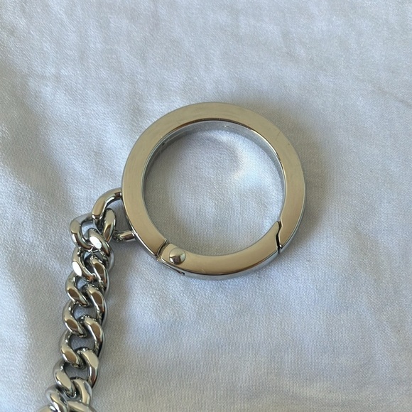 Kate Spade: Nightcap “Baby Zibbi” Owl Leather Keychain/Charm- Silver Tone- 7” - Picture 13 of 16